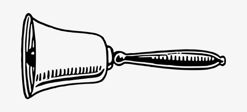 Bell Hand Instrument Music Musical Bell Be - Hand Bell Clip Art, transparent png download