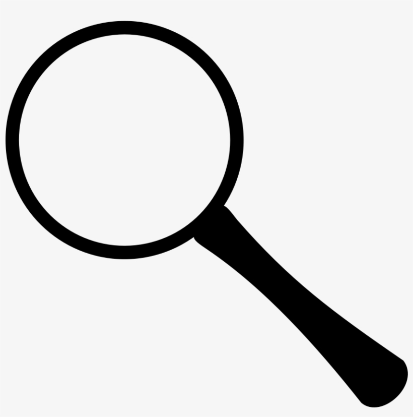 Magnifying Glass Transparent - Racket, transparent png download