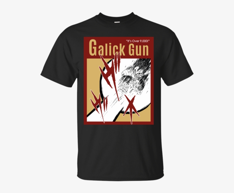 Over 9000 Galick Gun Vin Dragon Ball T Shirt & Hoodie, transparent png download