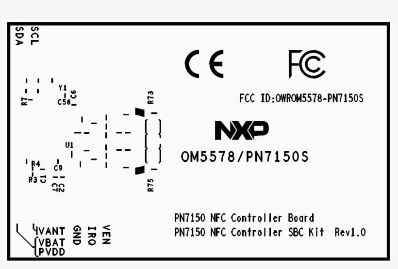 Fcc Id Owrom5578 Pn7150s Users Manual, transparent png download