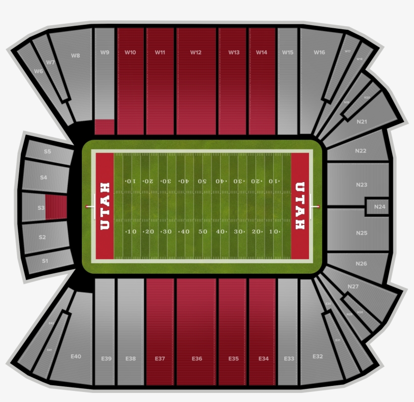 Usc Football At Utah Football At Rice-eccles Stadium, transparent png download
