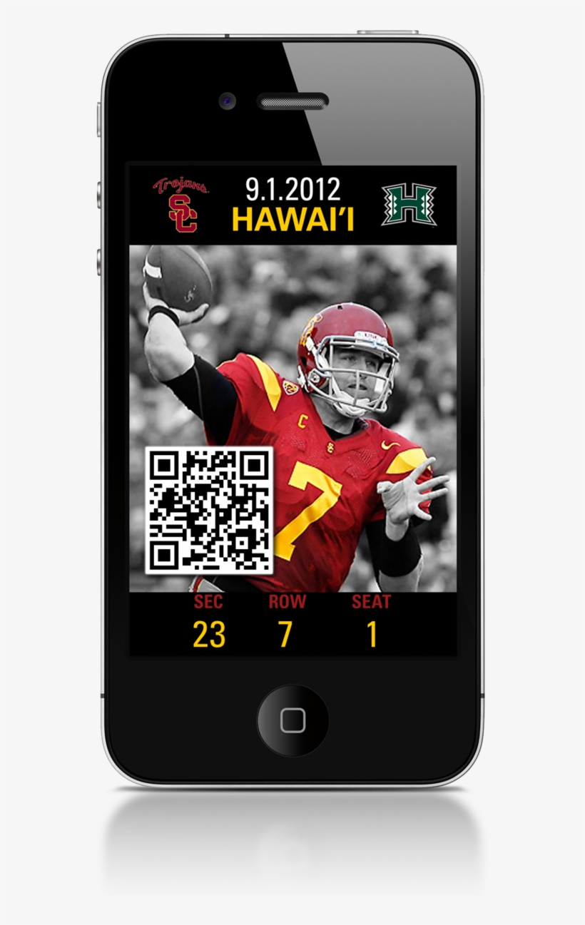 Mobile Screens For Usc Football App, transparent png download