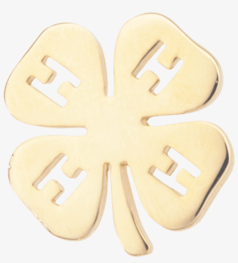 4-h Clover Emblem Lapel Pin, transparent png download