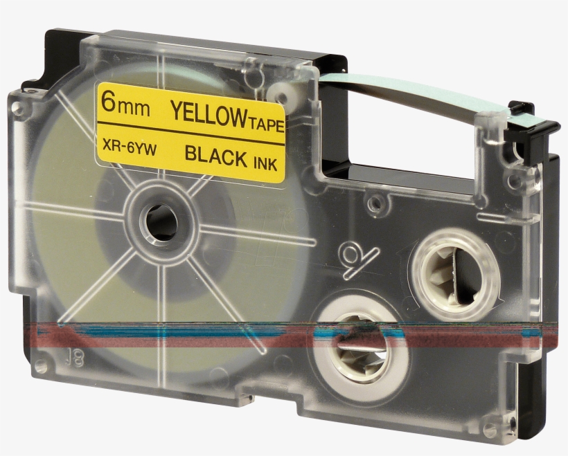 Black / Yellow, 6 Mm Breite Casio Xr-6yw1, transparent png download