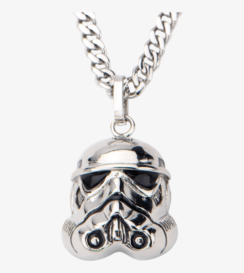 Mens Stainless Steel 3d Stormtrooper Helmet Necklace, transparent png download