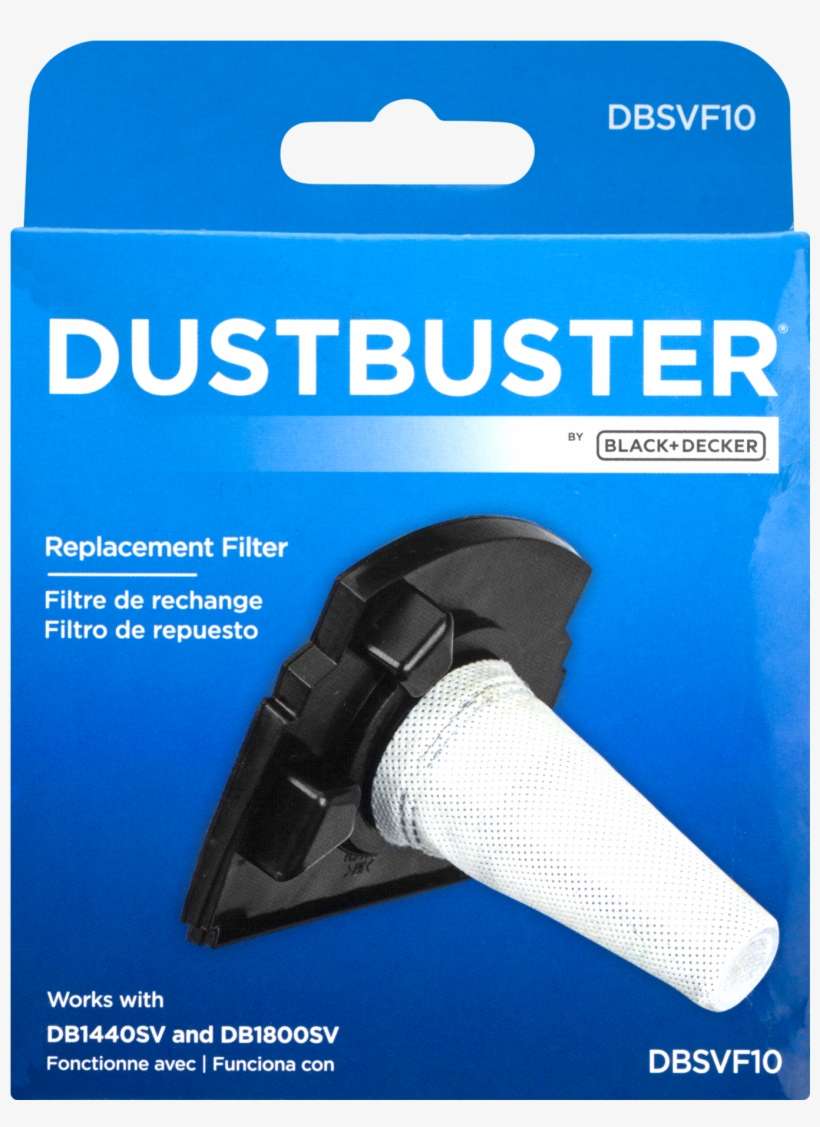 Black Decker Dustbuster Stick-vac Replacement Filter,, transparent png download