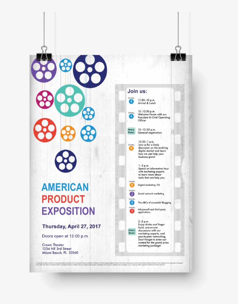 Movie Theme Expo-01, transparent png download