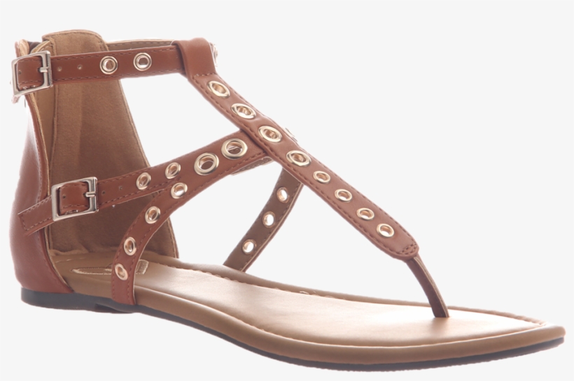 Augusta In Tobacco Flat Sandals, transparent png download