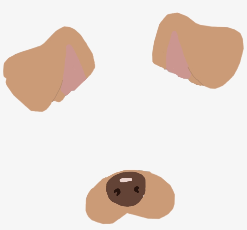 Dog Pastel Snapchatfilter Dogearsnapchat Filter, transparent png download