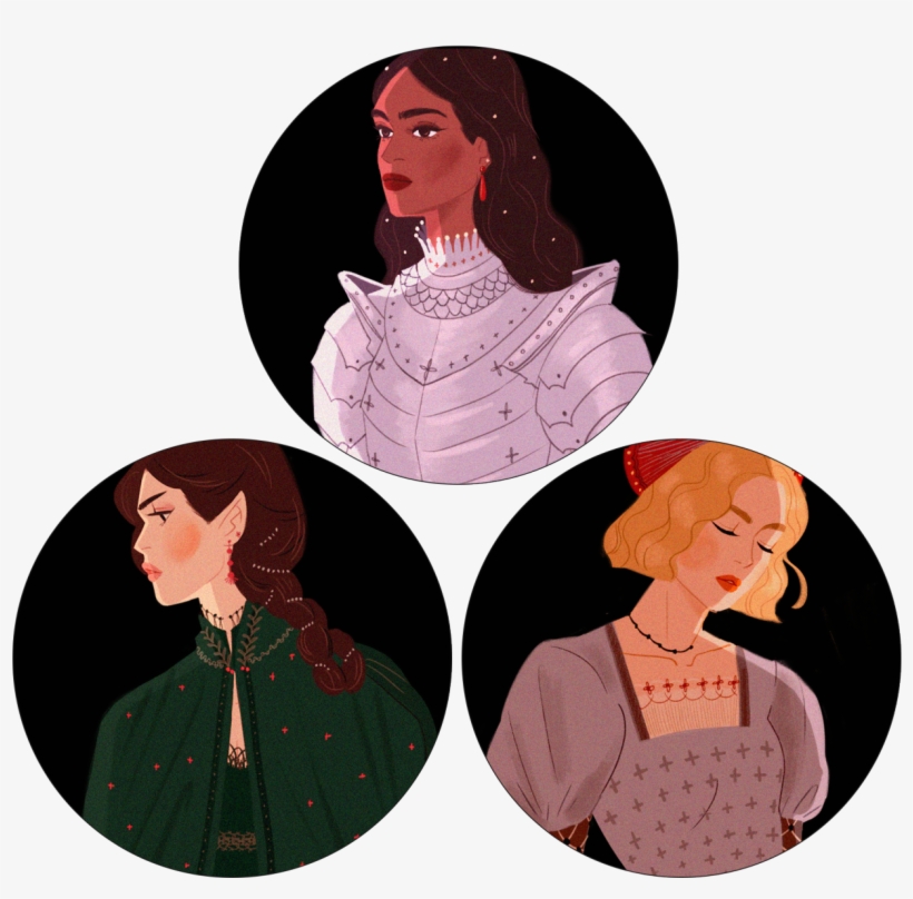 Uhura, T'pring And Chapel // Medieval Period, transparent png download