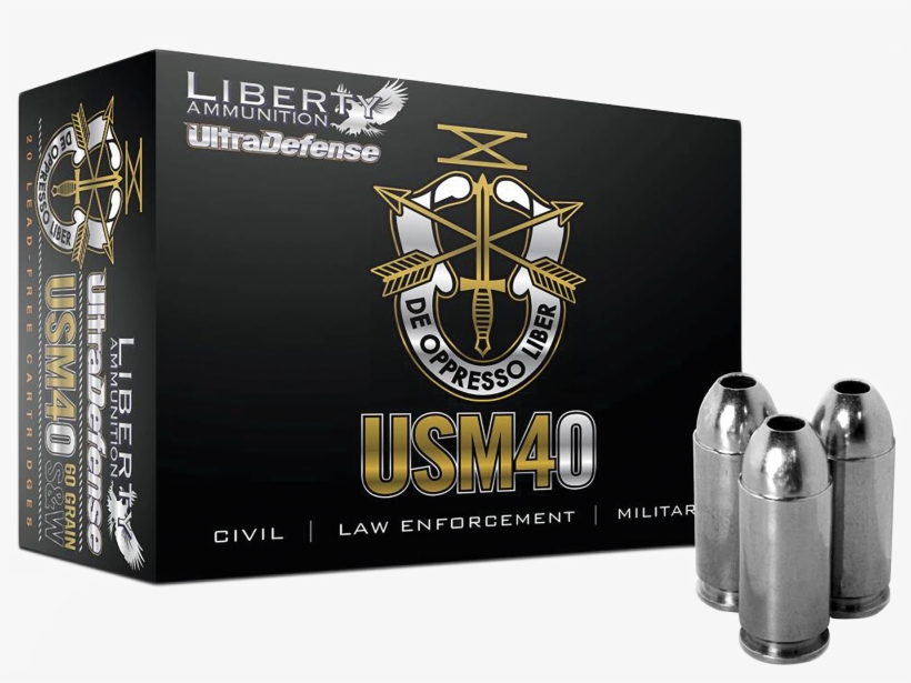 Liberty La Cd 40 012 Civil Defense 40s&w 60gr Lf Fragmenting, transparent png download