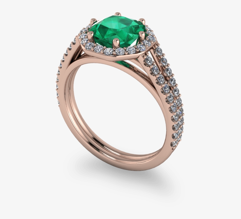 Vintage Rose Gold Diamond Rings Vintage Engagement, transparent png download