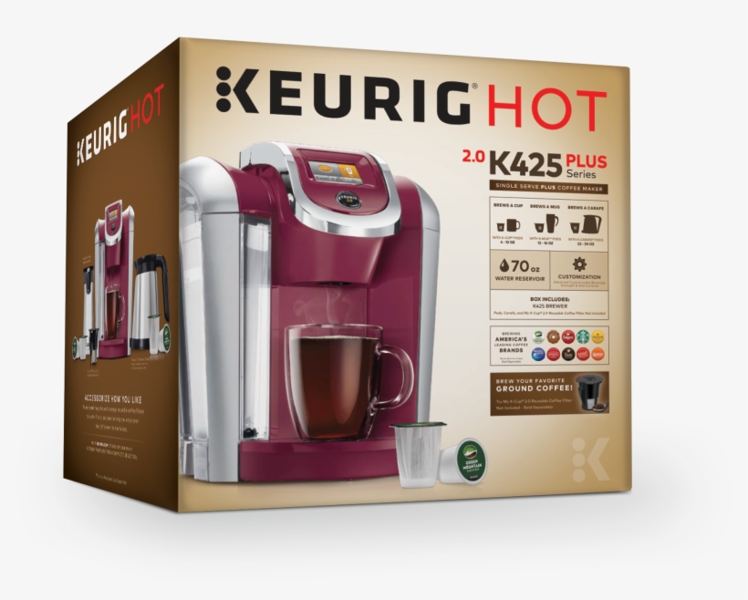 Keurig K425 Single Serve, K-cup Pod Coffee Maker, Vintage, transparent png download