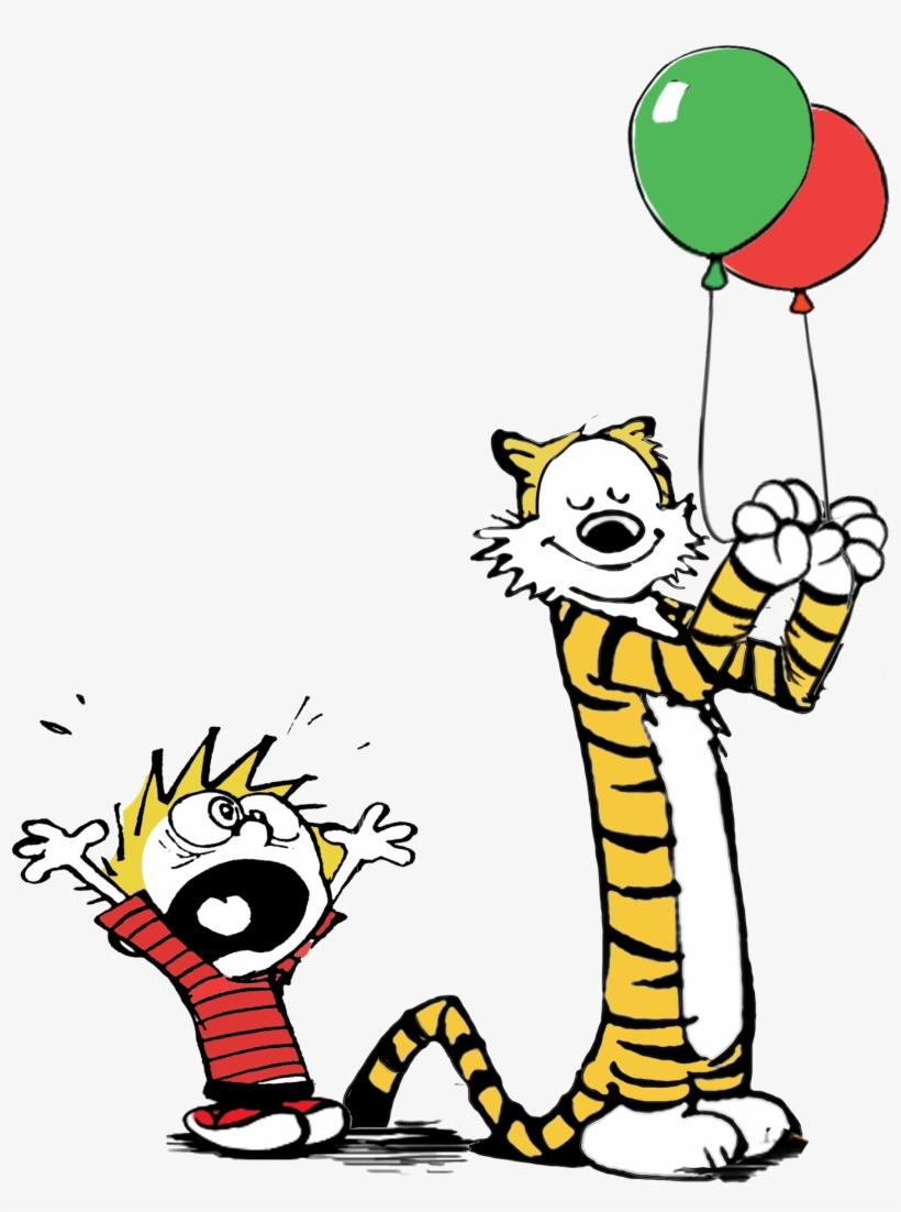 Mando Calvin And Hobbes Ballon Png Calvin And Hobbes, transparent png download