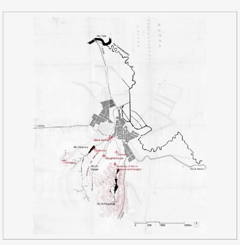 Colonial São Paulo In The 17th Century With The Lands, transparent png download