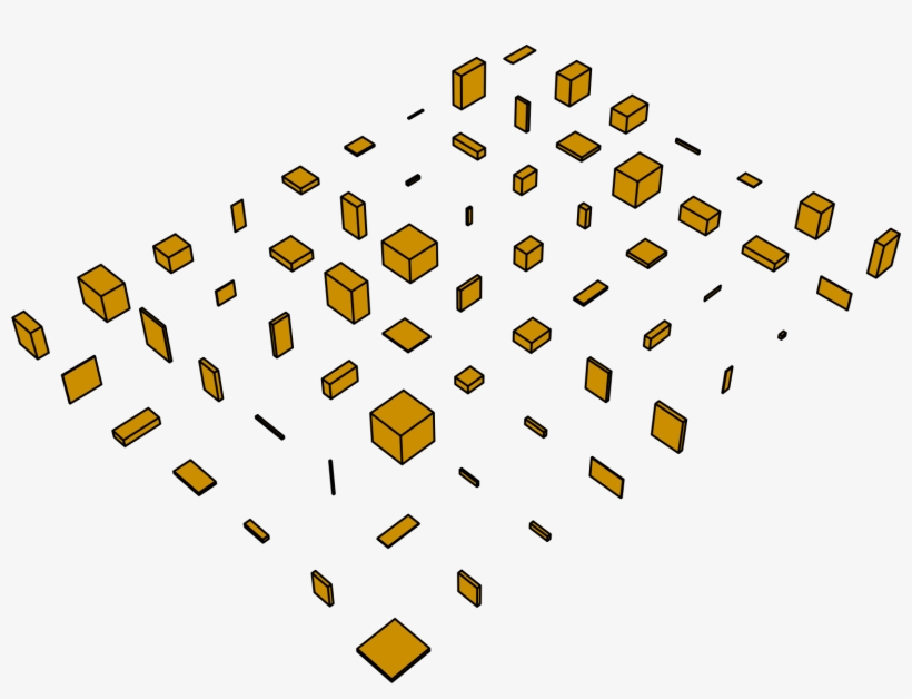 This Free Icons Png Design Of Randomzied 3d Box Shapes, transparent png download