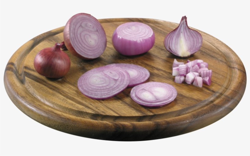 Sliced Onions On Board, transparent png download