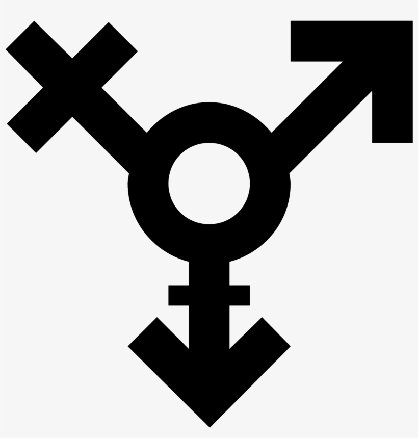 The Icon Is A Logo For Genderqueer, transparent png download