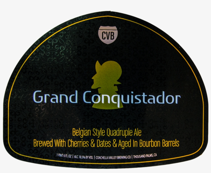 22oz Grand Conquistador Belgian Quadruple, transparent png download