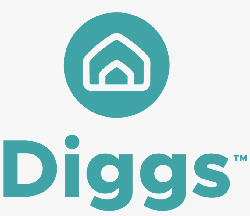 Diggs Verticallogo Turquoise, transparent png download