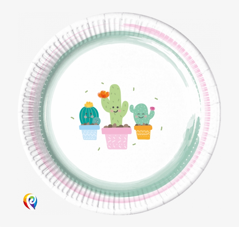 Cactus Paper Plates, transparent png download