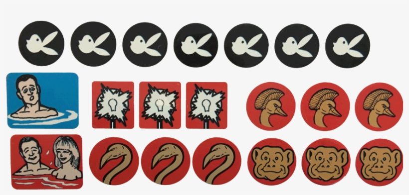 Playboy 35th Anniversary Target/spinner Decals, transparent png download