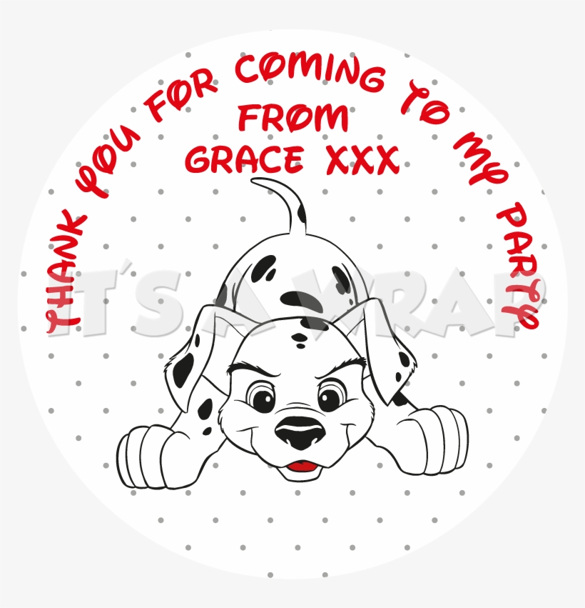 101 Dalmatians Sweet Cone Stickers, transparent png download