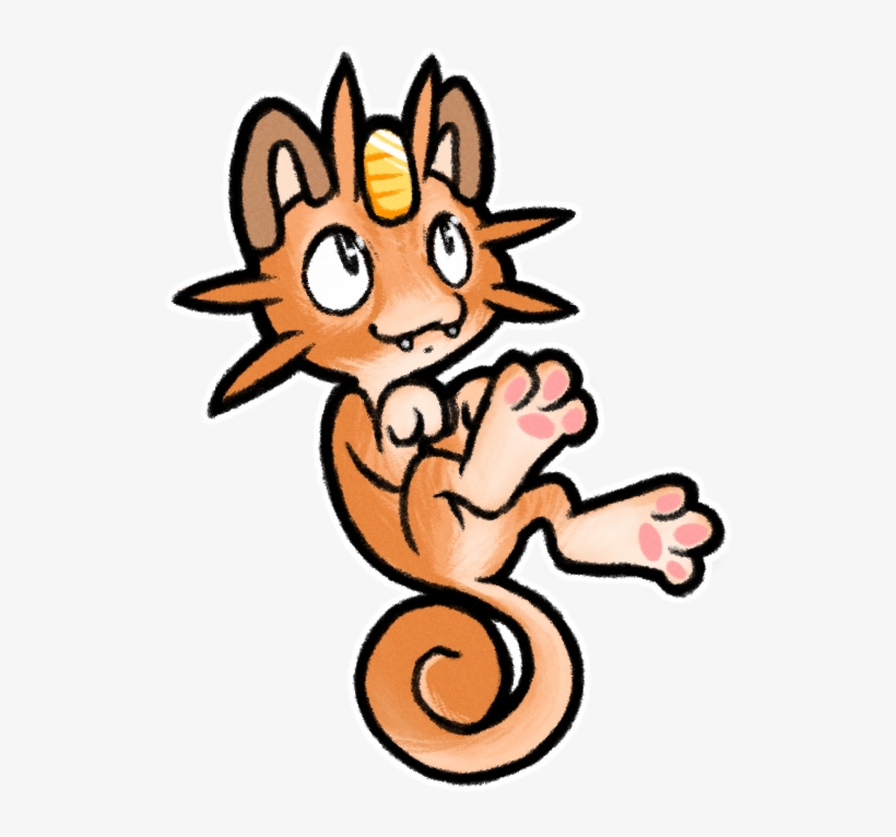 Orange Tabby Meowth, transparent png download