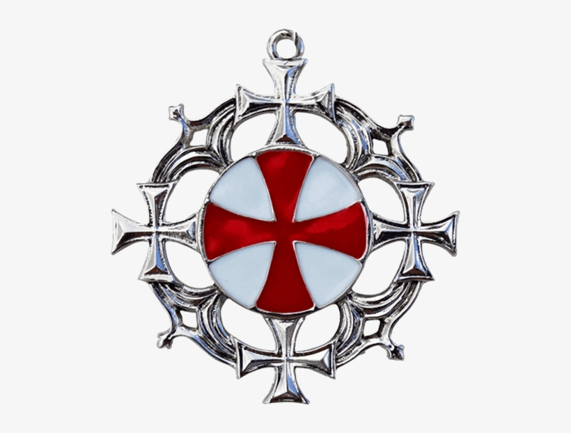 Solar Cross Templar Necklace, transparent png download