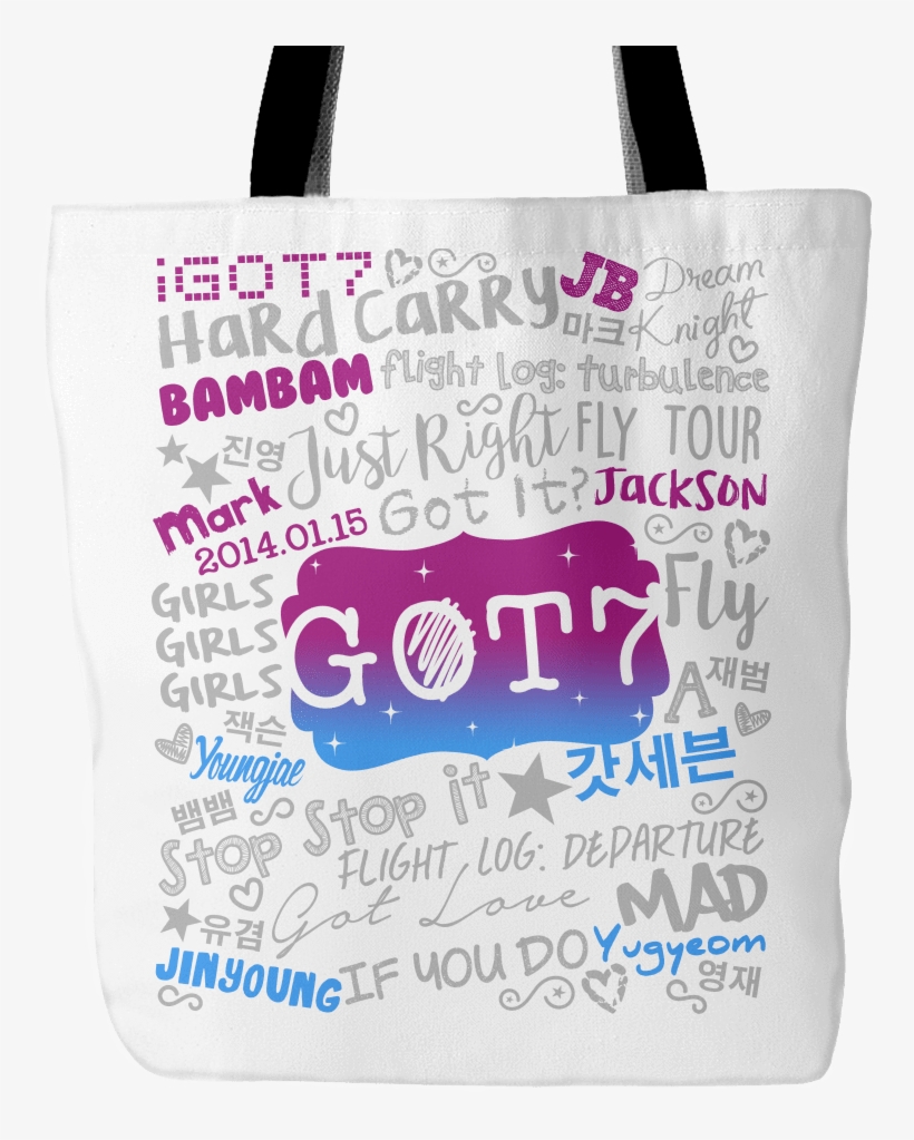 Got7 "collage' 2016 Tote Bags, transparent png download
