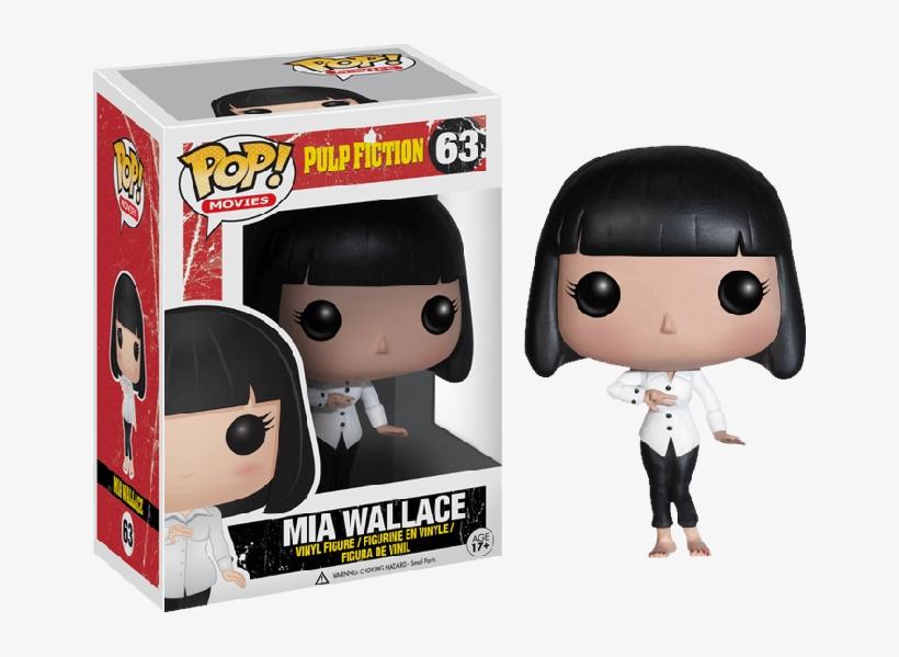 Mia Wallace Pop Vinyl Figure, transparent png download