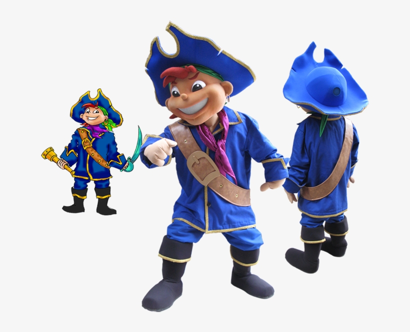 Pirate Mascot Captain Kids, transparent png download