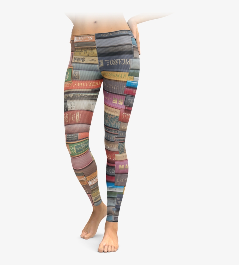 Book Spine Leggings, transparent png download