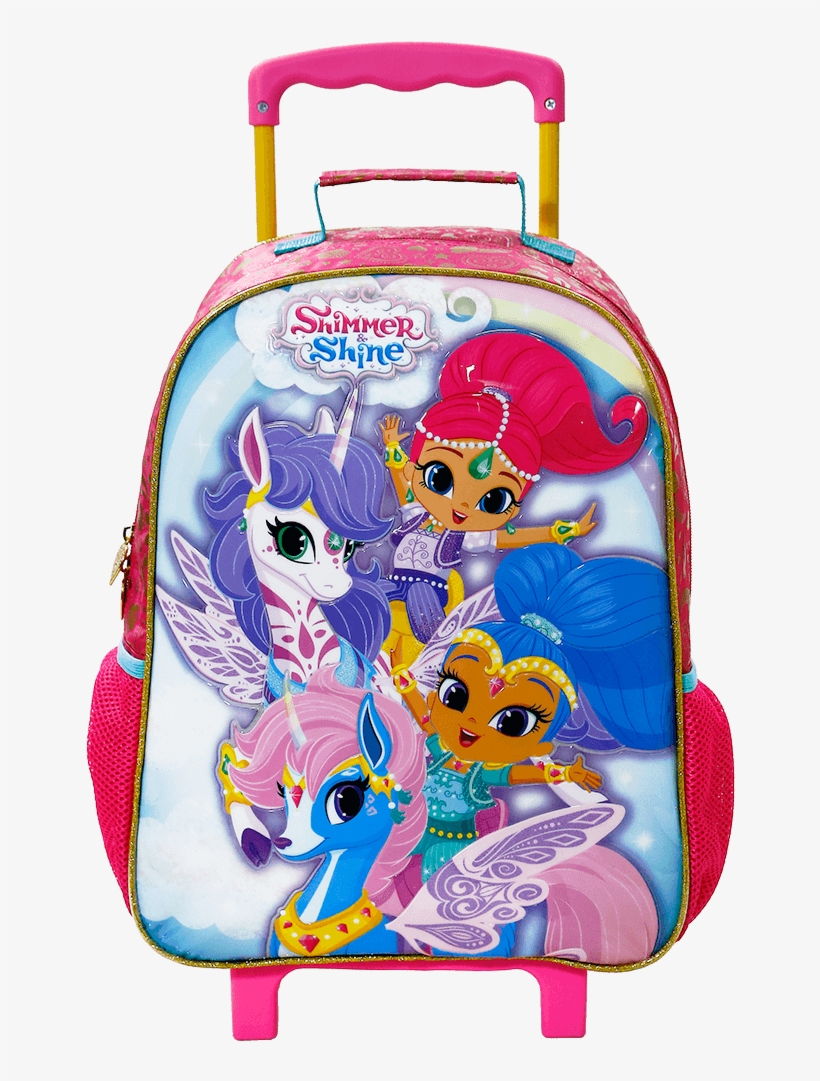 Mala Com Rodas 16 Shimmer & Shine Unicorn, transparent png download