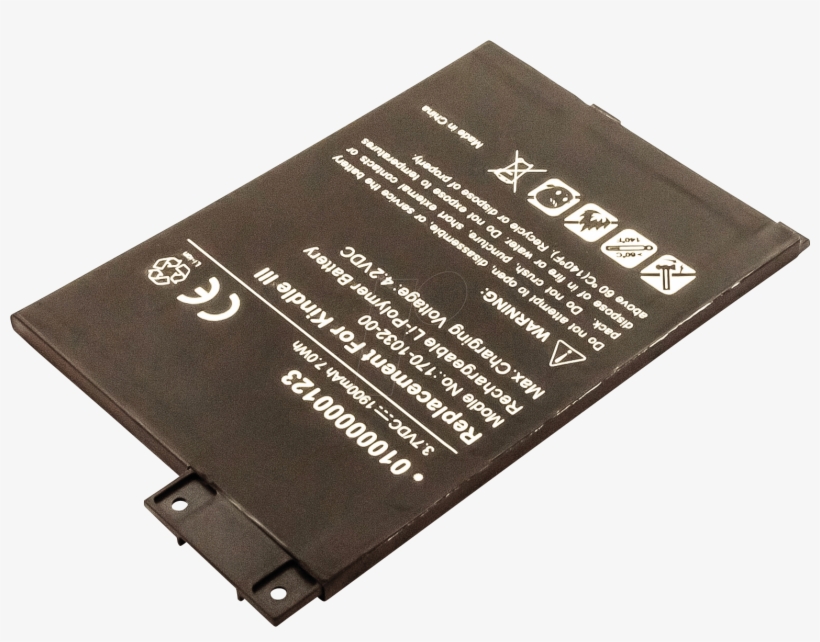 Ebook Akku Für Amazon Kindle 3, Li Po, 1900 Mah Frei, transparent png download