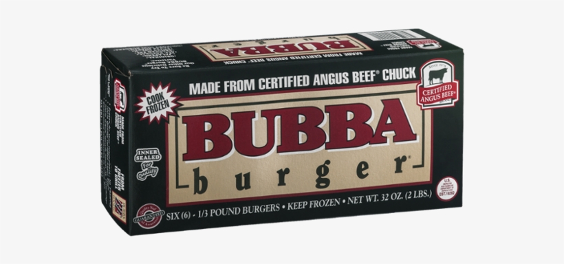 Bubba Burger Certified Angus Beef Chuck 1/3 Pound Burgers, transparent png download