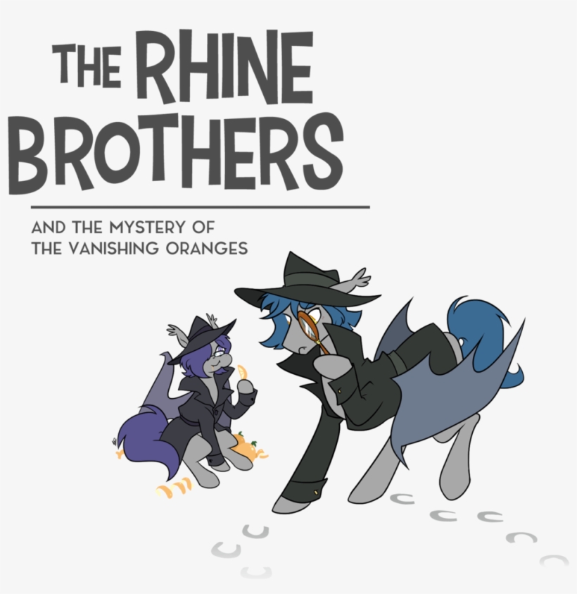 Egophiliac, Bat Pony, Brothers, Clothes, Cute, Detective, - Magnifying Glass, transparent png download