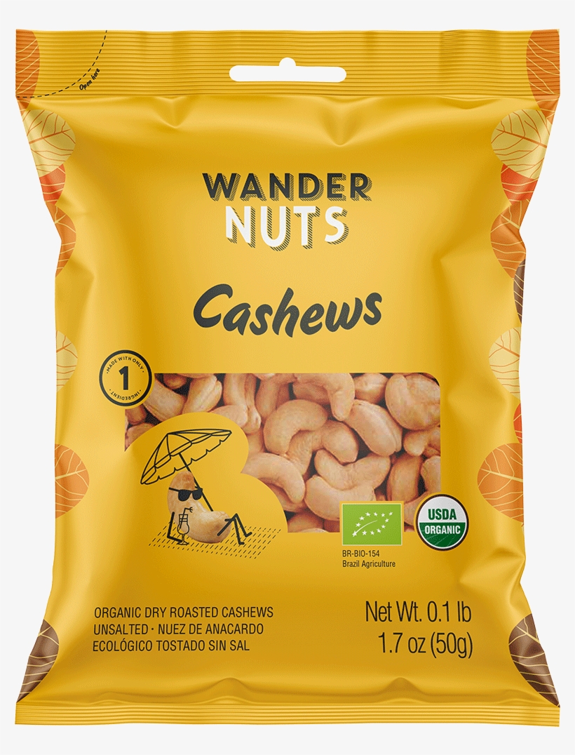Organic Dry Roasted Cashew - Product, transparent png download