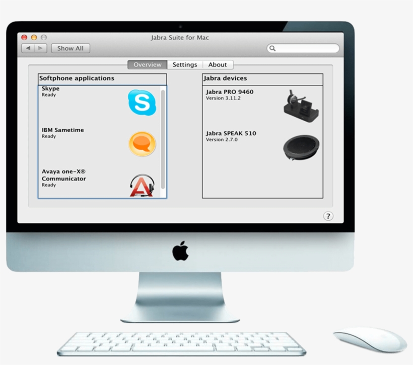 Jabra Direct - Imac 21.5 Inch Computer, transparent png download
