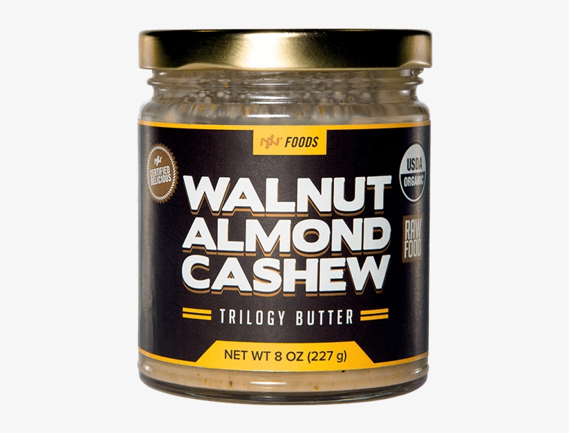 Walnut Almond Cashew Trilogy Butter - Onnit Walnut Almond Cashew Trilogy Butter - 100% Raw, transparent png download