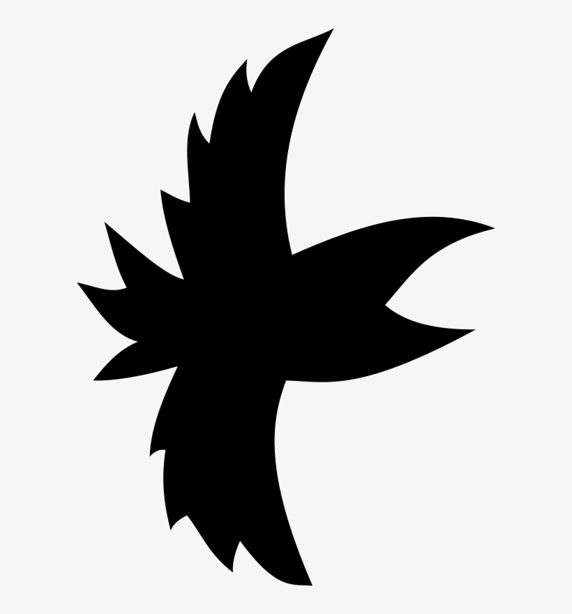 Flying Down Free Crow By Rones - Clip Art, transparent png download