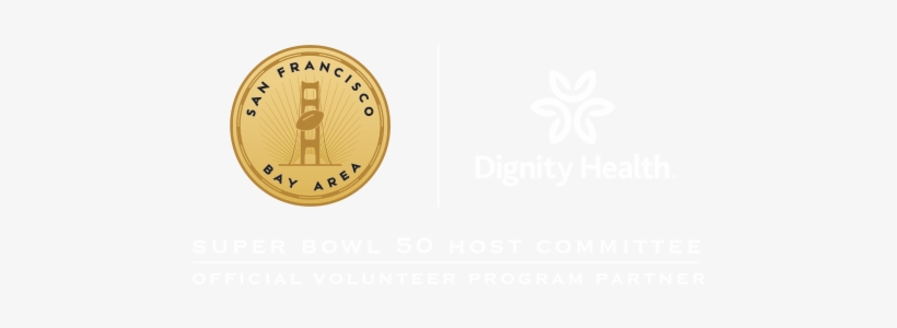 The Super Bowl 50 Host Committee Volunteer Program - Badge, transparent png download