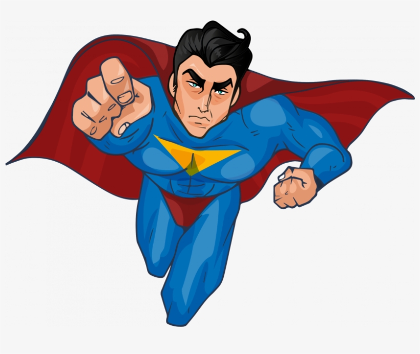 Tableau Pop Art Heros Superman 80x80 Declikdeco, transparent png download