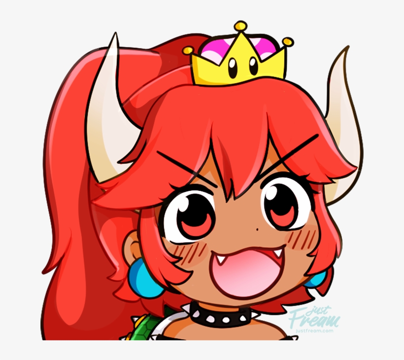 1 Oct - Bowsette Meme, transparent png download