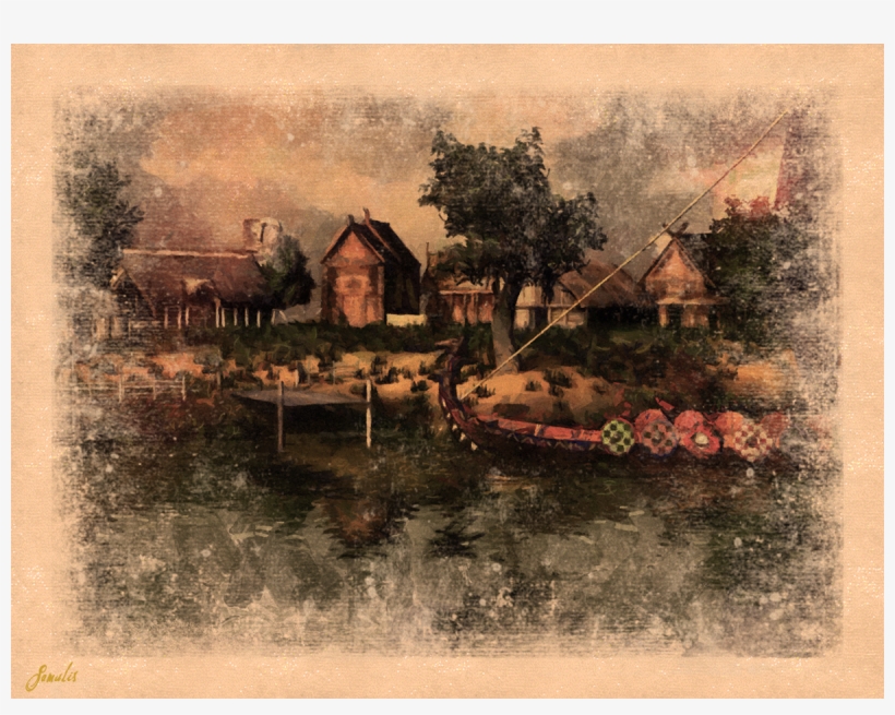 Viking Village - Canoe, transparent png download