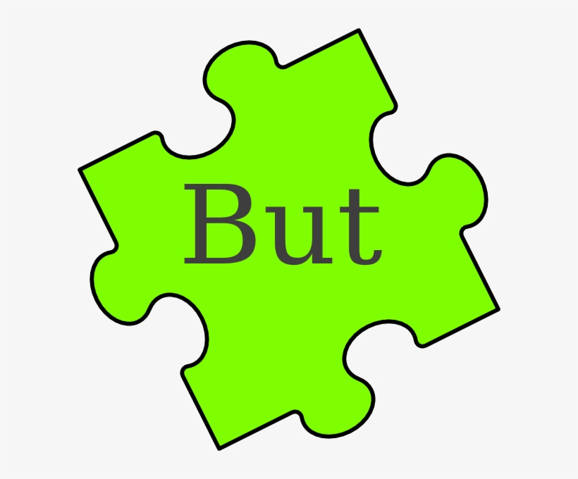 Puzzle Piece But Clip Art - But Clipart, transparent png download