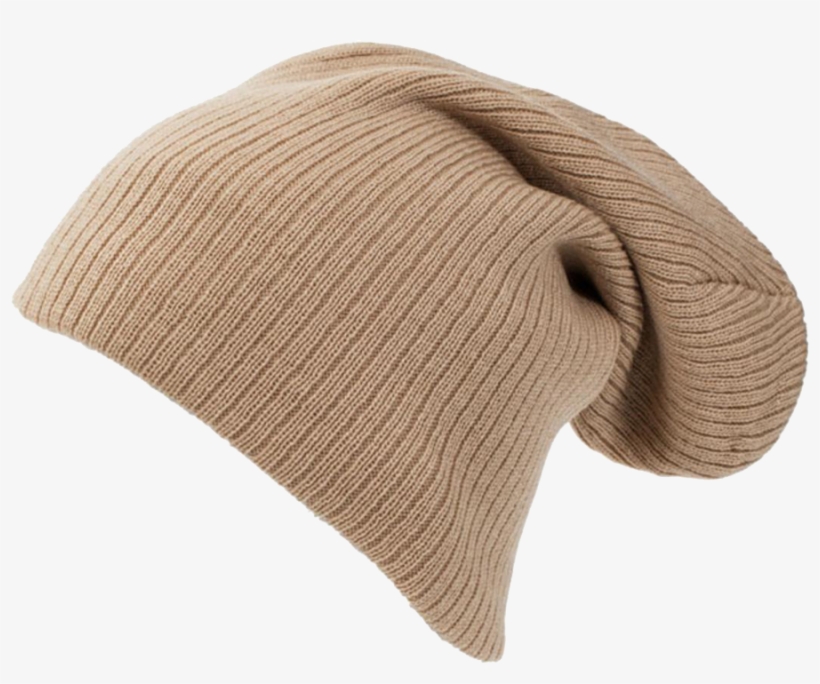 Khaki-slouch - Knit Cap, transparent png download