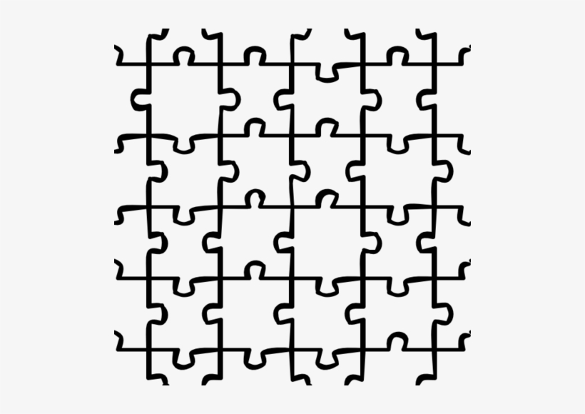 Puzzle Image - Puzzle Patterns, transparent png download