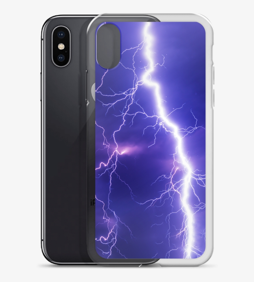 Lighting Bolt Iphone Case - Thunderstorm, transparent png download