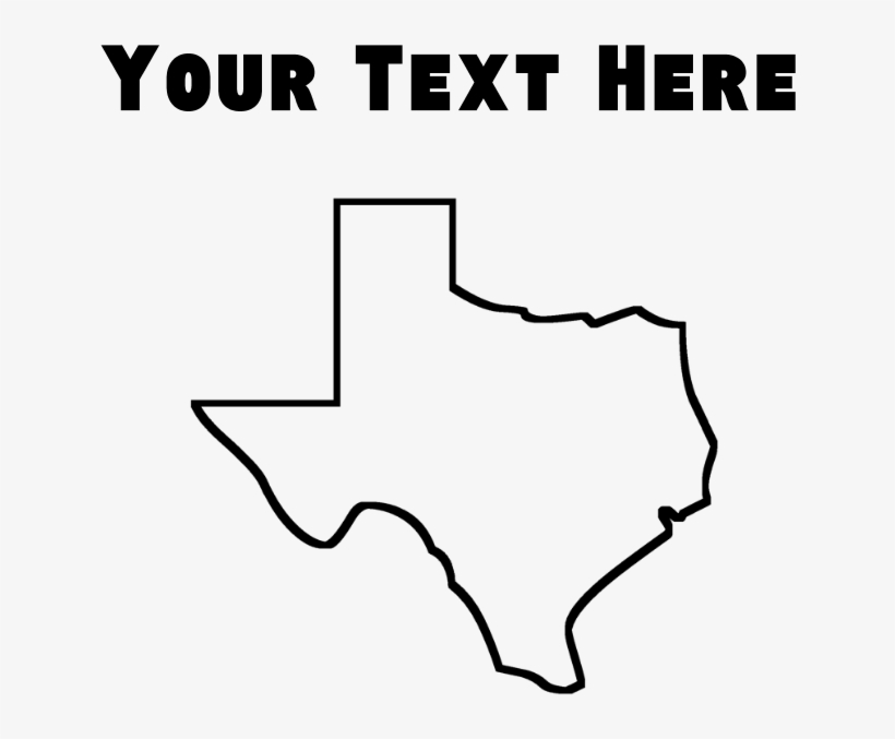 Favorite - Texas Outline Throw Blanket, transparent png download